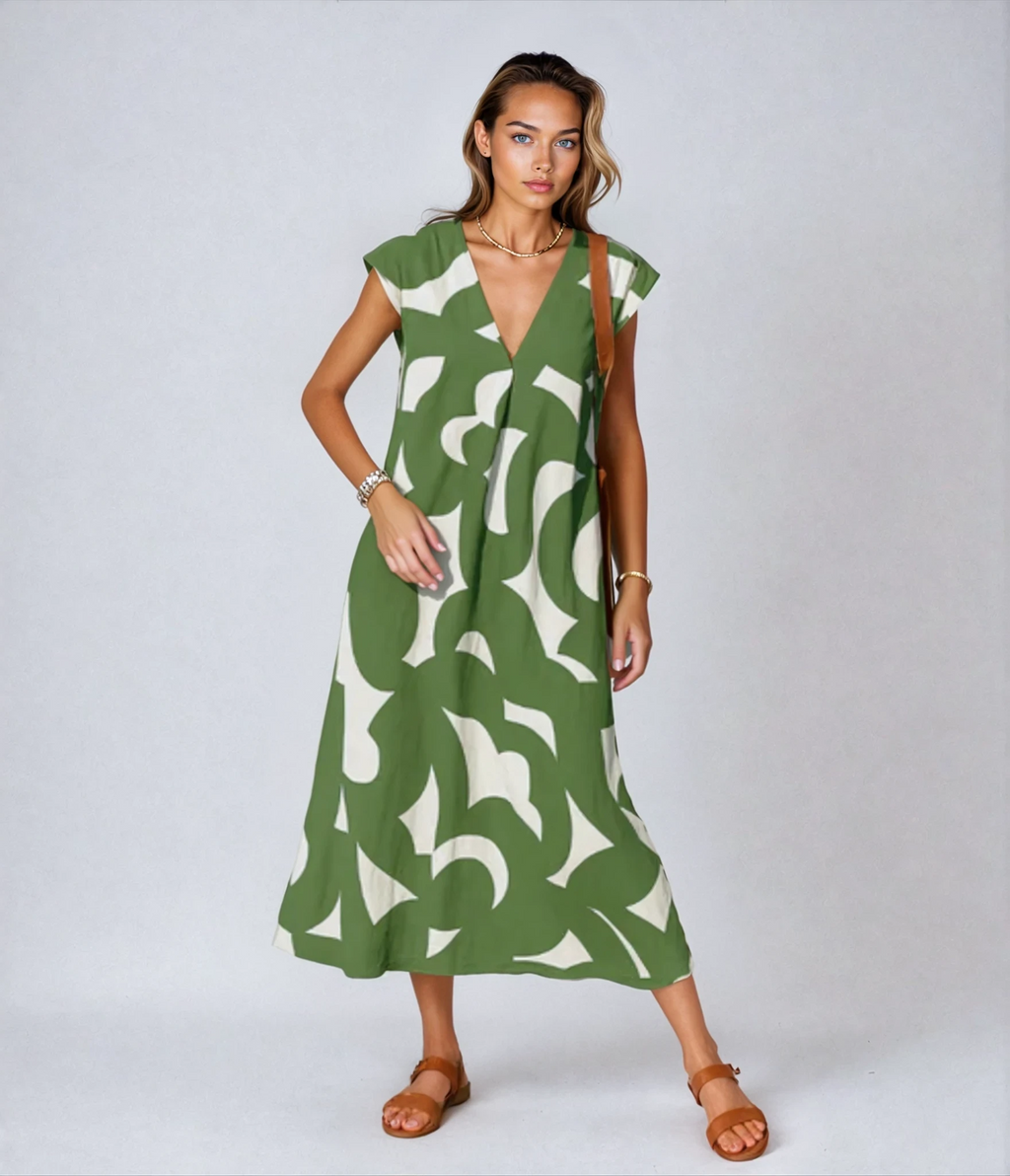 Noéras Elegante Geometrie Kleid