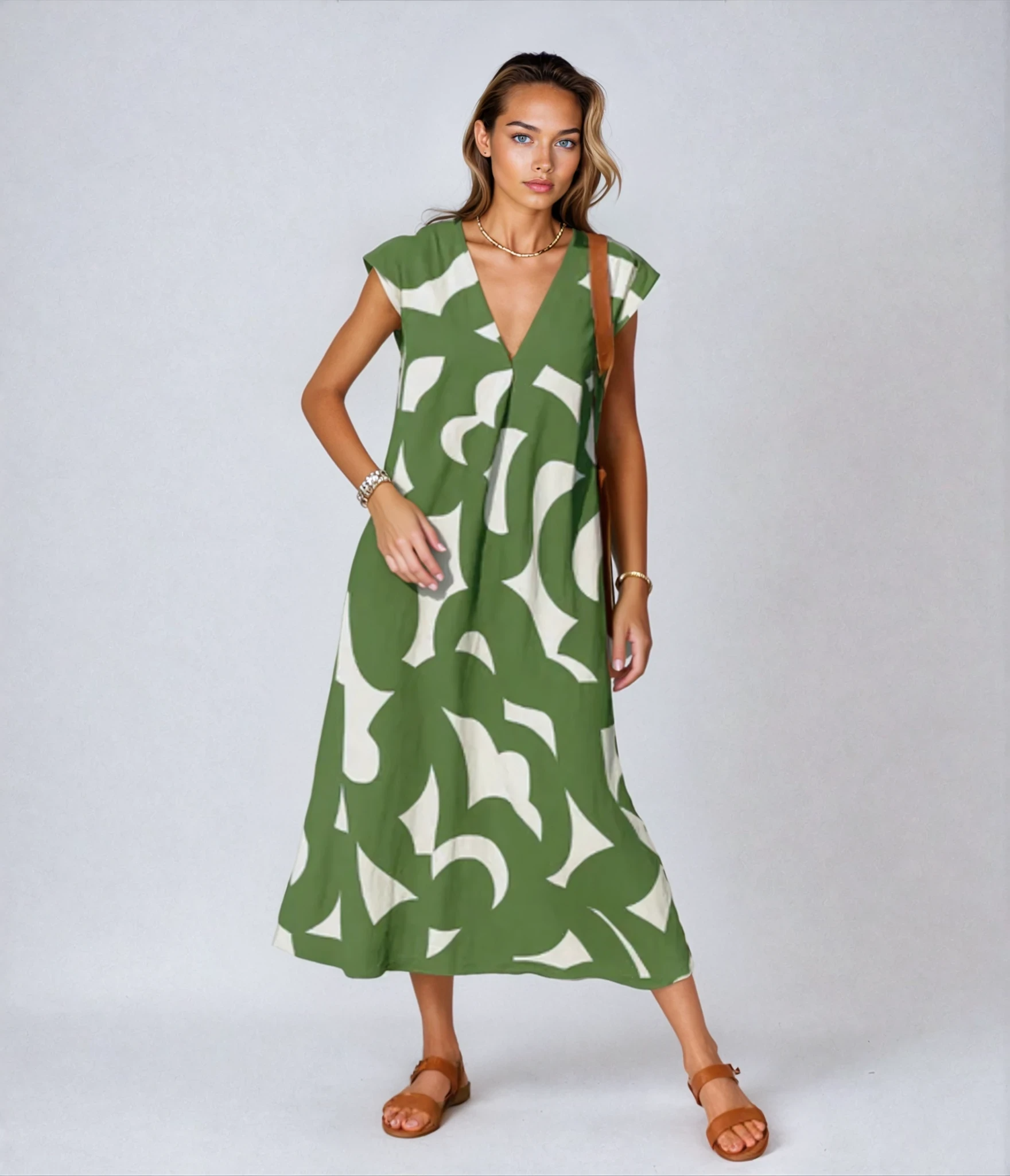 Noéras Elegante Geometrie Kleid