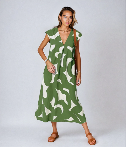 Noéras Elegante Geometrie Kleid