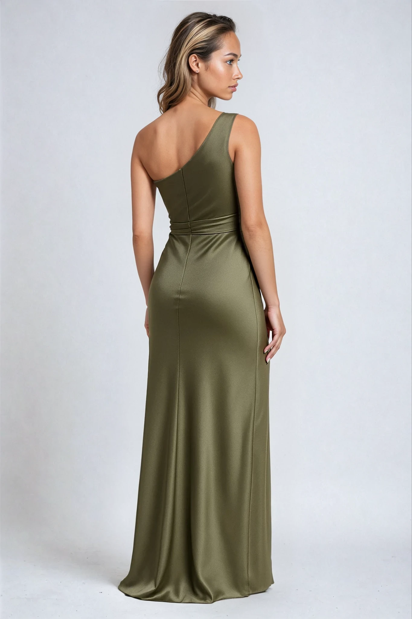 Noéras Elegante Ein-Schulter Maxi-Kleid