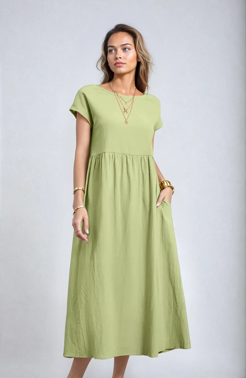 Noéras Elegante Sommer Midi Jurk