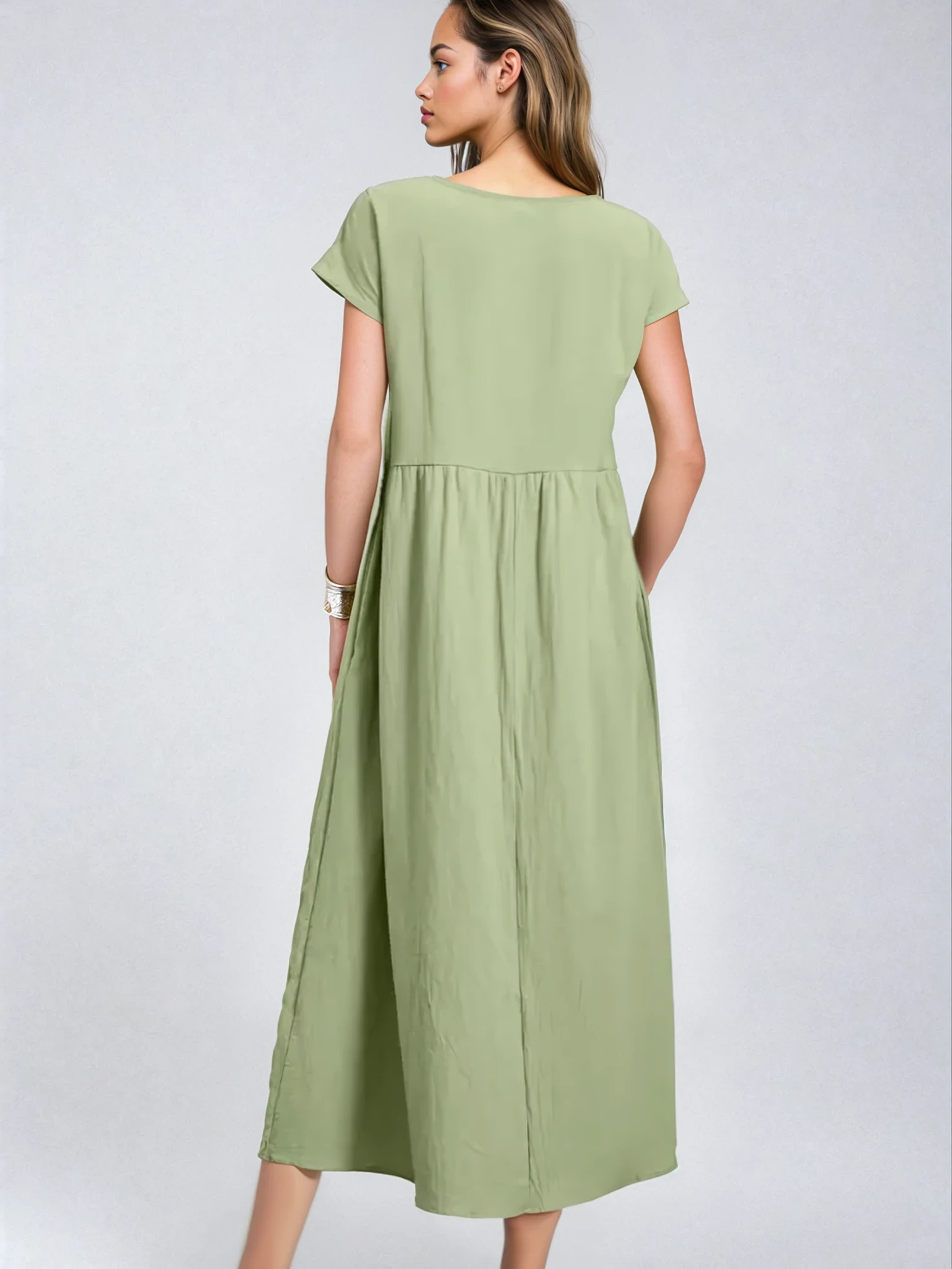 Noéras Elegante Sommer Midi Jurk