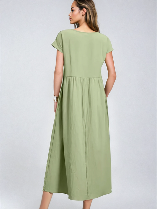 Noéras Elegante Sommer Midi Jurk